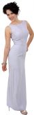 Pencil-Cut Sleeveless Formal Dress with Sequined Bodice in alternative image